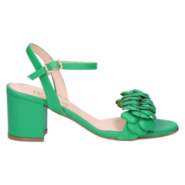 Groen bloem sandaal