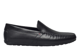 Zwart leren loafer