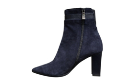 Blauw suede kort laars