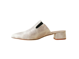 Leren muiltje in beige