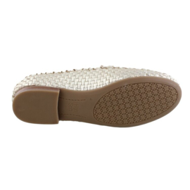 Goud vlecht loafer