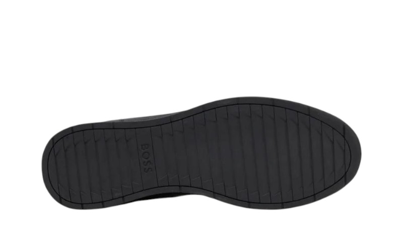 Zwart plain sneaker BOSS