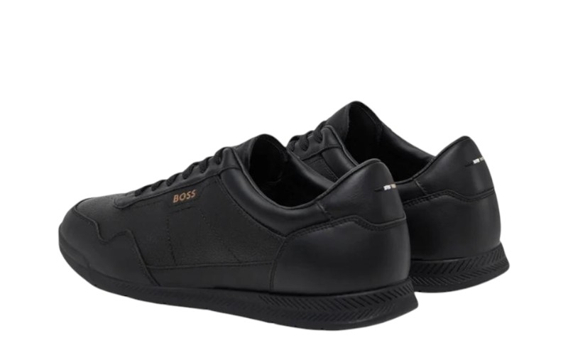 Zwart plain sneaker BOSS