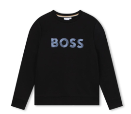Zwart sweater Hugo Boss