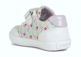 Wit "love" sneaker
