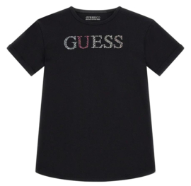 Zwart long  shirt GUESS