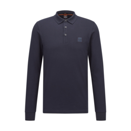 Blauw polo BOS