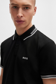 Zwart polo Boss