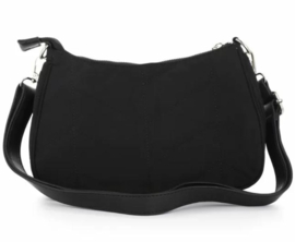 Zwarte tas "surpiqué"