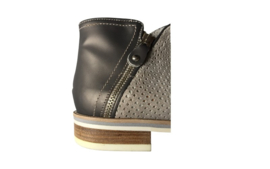 Beige perfo bootje