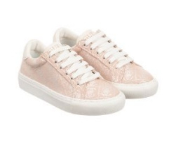 Roze logo sneaker