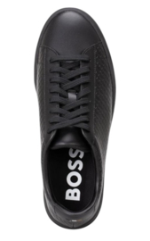 Zwart logo sneaker Boss