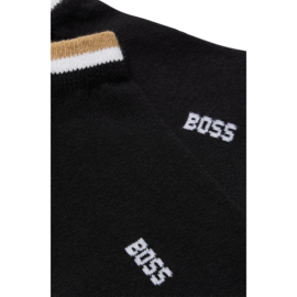Zwart sneaker sok Boss