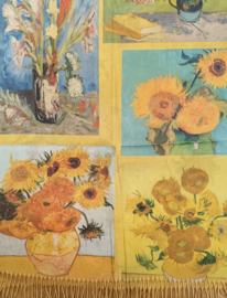 Sjaal zonnebloem "Van Gogh"