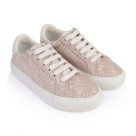 Roze logo sneaker