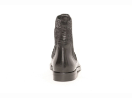 Zwart leren chelsea boot