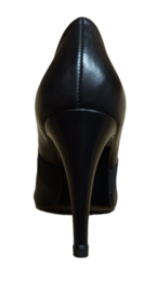 Zwart suede spiegel pump