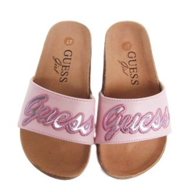 Zachtroze Guess badslipper