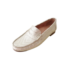 Goud vlecht mocassin
