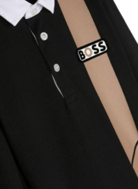 Zwart polo BOSS