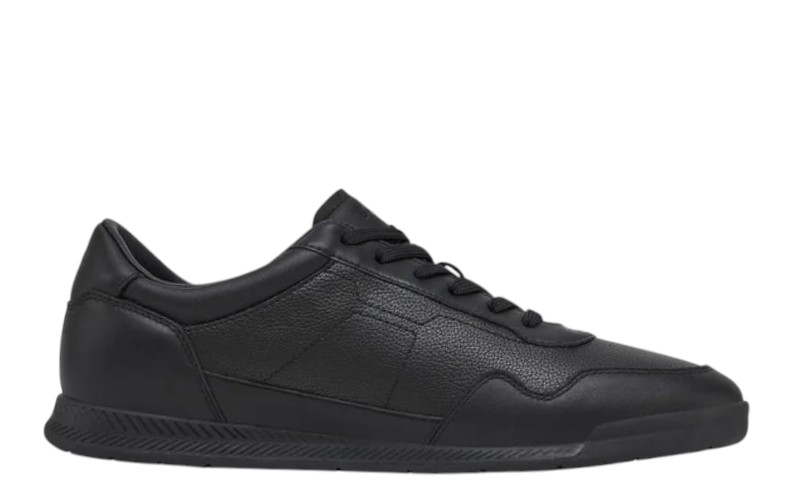 Zwart plain sneaker BOSS