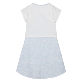 Bleu wit jurkje GUESS