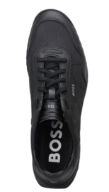 Zwart plain sneaker BOSS