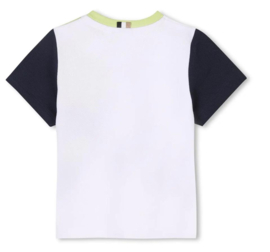 T-shirt met lime BOSS
