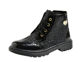 Zwart lak brooks bootie GUESS