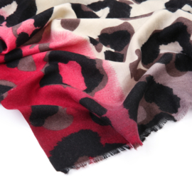 Sjaal " imprimer en rouge"