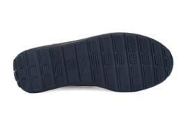 Donkerblauw rits sneaker