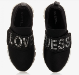 Zwart sneaker sparkling GUESS