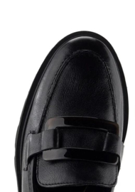 Zwart  loafer met bit