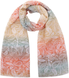 Sjaal "soft colours"