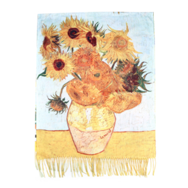 Sjaal zonnebloem "Van Gogh"