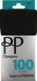 Supersoft opaque panty zwart