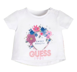 Wit 'sweet beauty' t-shirt GUESS