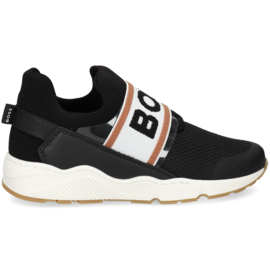 Zwart instap sneaker BOSS