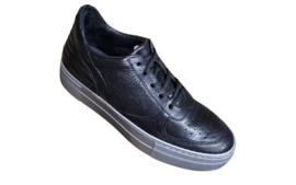 Antraciet multi bont sneaker