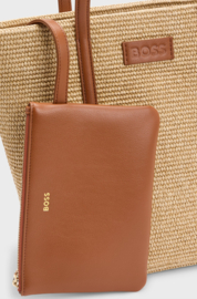 Raffia tote bag BOSS