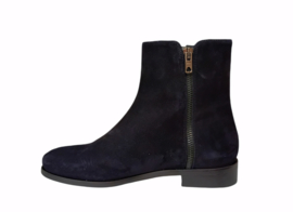 Blauw suède rits laarsje