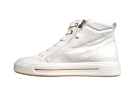 Wit high top sneaker