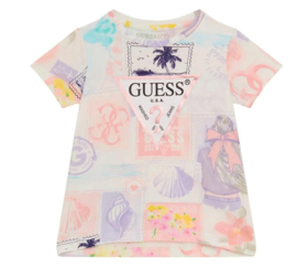 Pastel print t-shirt GUESS