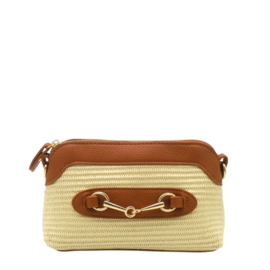 Tas "raphia marron"
