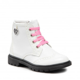 Wit lak brooks bootie GUESS