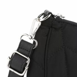 Zwarte tas "surpiqué"