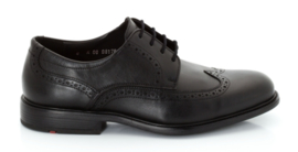 Zwart brogues veterschoen