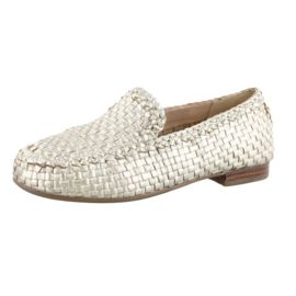 Goud vlecht loafer