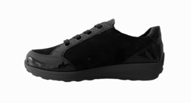 Zwart rits sneaker