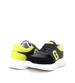 Zwart geel GUESS sneaker